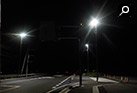 道路照明設置工事　一般国道２９３号（西方スマートインター入り口）